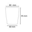 Picture of EXACOMPTA ECOPEN PENCIL HOLDER CANDY PEACH 60X80X95MM